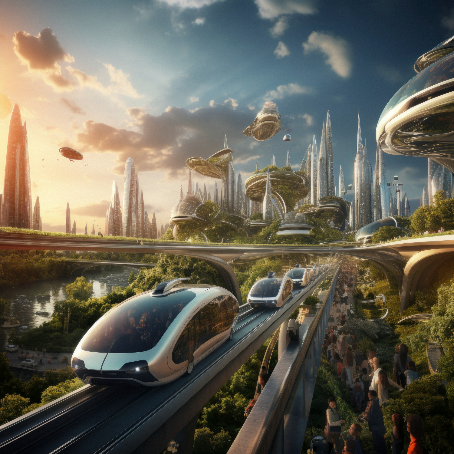 Future-facing architecture shaped around connected spaces